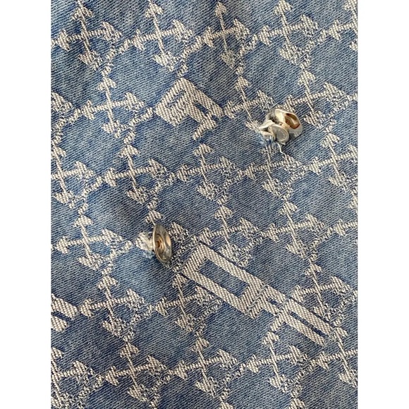 NEW!!! Off White Denim Mini Dress. - Picture 4 of 8